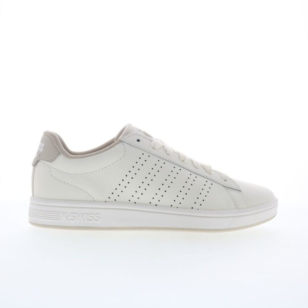K-Swiss Mens Court Base II White Shoes (NWT)